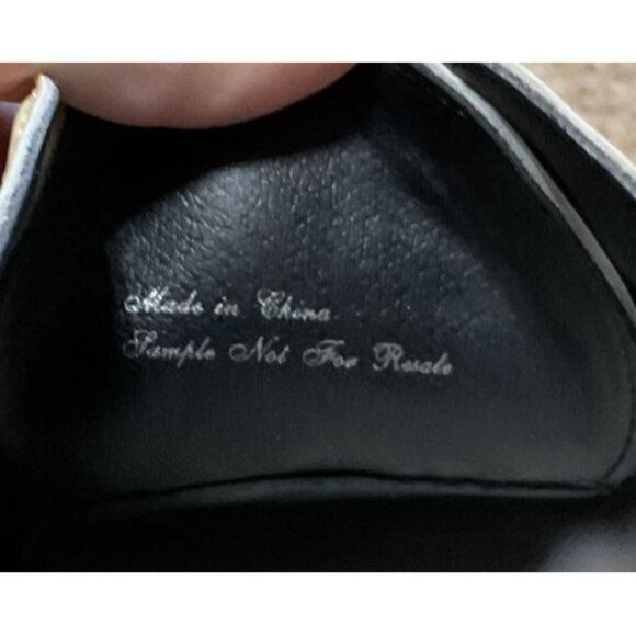 Donald J Pliner Eames Lug Slip On Loafer Ivory Patent Leather Women Size US 9 - Picture 7 of 8